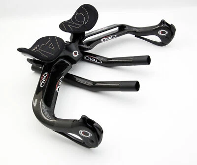 Manillar de bicicleta aerobar de carbono Ovalado Jetstream A921 TT/Triatlón 26x400 mm Foto 1 de 4