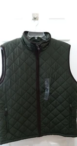 Field & Stream Quilted Vest Full Zip Green Outdoor Puffer Mens XL NWT NEW - Picture 1 of 10