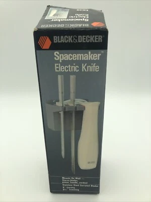 "Cuchillo eléctrico vintage Black&Decker Spacemaker EK39 2 hojas recorte de 9"" y 6-3/4""" Foto 1 de 4