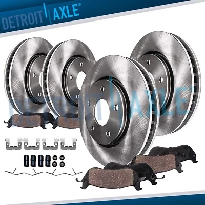 8pc Front Rear Brake Rotors and Ceramic Brake Pads Kit for Subaru Legacy Outback - Image 1 of 4