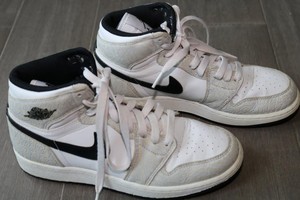 NIKE AIR JORDAN RETRO 1 ELEPHANT PRINT BOYS BASKETBALL SHOES 838850-106 SIZE 6Y