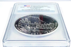 USA 2010 America the Beautiful ATB CALIFORNIA Yosemite 5 Oz Silber 999 - Bild 1 von 18