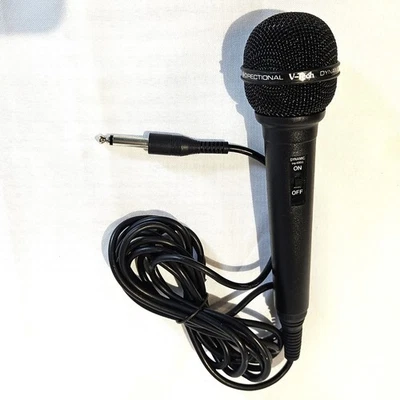 Microphone V-Tech Dynamic Uni-Directional VT-1009 IMP 600 and extra cords - Image 1 of 4