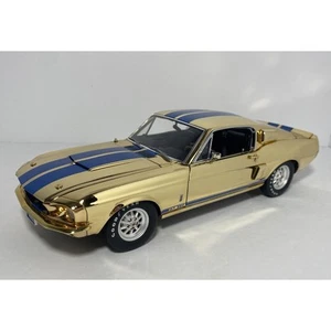 LANE EXACT DETAIL 1967 Ford Mustang Shelby GT-350 Gold Blue Stripes Limited!!!! - Imagen 1 de 24