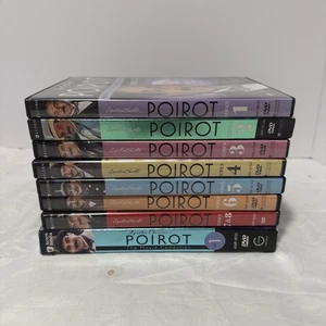 Agatha Christies Poirot: Complete Series 1 - 8 DVD And Movie Collection One - Picture 1 of 12
