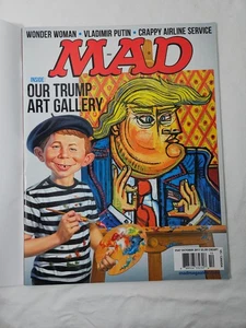 MAD Magazine October 2017 #547 Our Trump Art Gallery w/ Mailing Cover - Picture 1 of 4