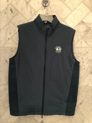 Pebble Beach Golf Links Holderness And Bourne Tailored Fit Green Vest. Medium - Image 1 of 4