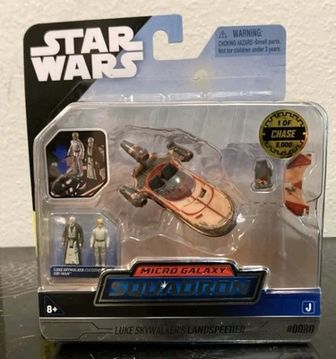 Star Wars Micro Galaxy Squadron Luke Skywalker’s Landspeeder - #0080 - Chase Foto 1 de 4