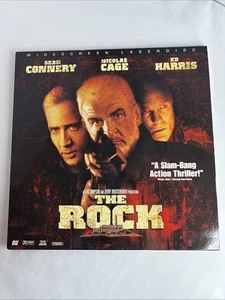The Rock Sean Connery LaserDisc LD Nicolas Cage Ed Harris widescreen 2 Discs - Picture 1 of 7