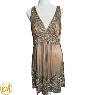 Sue Wong 夜曲礼服 Y2K 婴儿娃娃 Fairy Ethereal Glam 鸡尾酒会 10 码 — 第 1/4 张图片