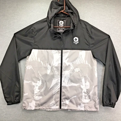 Chaqueta cortavientos Zero Foxtrot para hombre XL cremallera completa camuflada con capucha ligera Foto 1 de 4