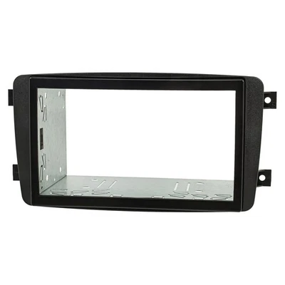 Mascherina radio doppio DIN adatta per Mercedes Classe C W203 S203 CL203 CLK ... - Immagine 1 di 4