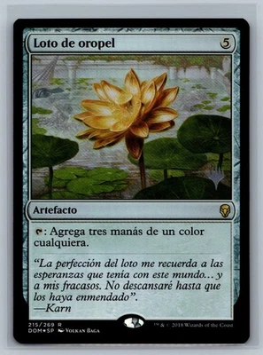 Magic MTG SPANISH Promo Pack: Core Set 2020 Gilded Lotus #215/269 Foil TCG CCG - Image 1 of 2