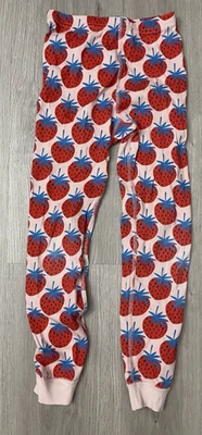 Pantalón Hannah Anderson Rosa Pijama Ajustado Fresa Niña Talla 8 Algodón Orgánico Foto 1 de 4