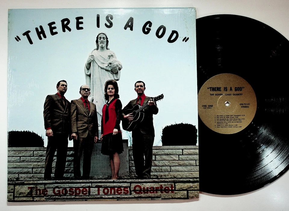 The Gospel Tones Quartet There Is A God Vinyl Record GR-72141 Stereo Foto 1 de 2