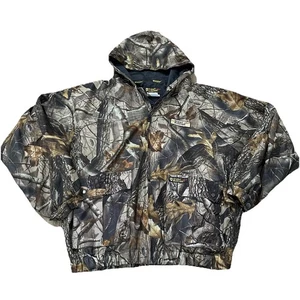 Scent Blocker Plus Frontier Camo Hooded Hunting Jacket Men’s Sz L Real Tree Camo - Picture 1 of 8