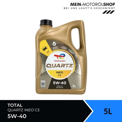 Aceite de motor Total Quartz Ineo C3 5W-40 MB 229.51 VW 505 00 ACEA C3 5 litros