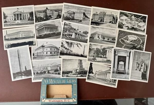 Sette (7) foto souvenir vintage vedute di Washington DC in titolari album e mappe - Foto 1 di 5