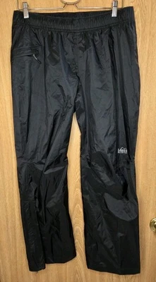 Pantalones cooperativos REI para mujer pequeños medianos negros esenciales para lluvia impermeables cremallera pierna NUEVO Foto 1 de 4