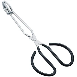Hinmay 10-Inch Kitchen Scissor Tongs Stainless Steel Scissor Cooking T - Picture 1 of 5