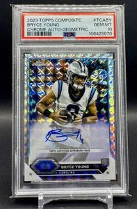 2023 TOPPS COMPOSITE CHROME GEOMETRIC BRYCE YOUNG RC AUTO PSA 10 GEM MINT - Picture 1 of 2