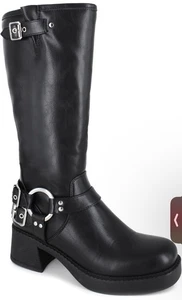 Unionbay Cruiser modische Damenstiefel Größe 10 M neu im Karton Bikercore - Bild 1 von 4