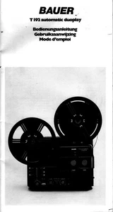 Bedienungsanleitung Manual Filmprojektor Bauer T192 automatic duoplay - Picture 1 of 1