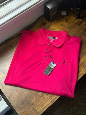 Pebble Beach Golf Links Performance Pink Polo Shirt - Size XL - Image 1 of 4