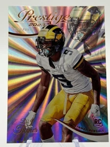 DJ Turner 2023 Panini Prestige Xtra Points RC Sunburst Parallel #331 - Picture 1 of 2