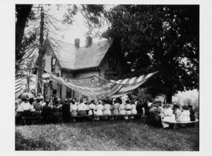 Carr Todd Family Reunion, Toddsville, Nueva York 1914•Foto Telfer POSTAL - Imagen 1 de 1