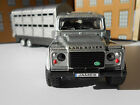 Personalised Plates Landrover & Trailer Model Toy Car Birthday Gift Boxed & New!