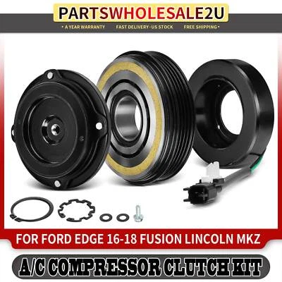 AC Compressor Clutch Kit for Ford Fusion 13-20 Edge 16-18 Lincoln MKZ 2013-2020 - Image 1 of 4