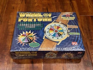 VTG 1999 Wheel Of Fortune 18K Gold Plated Collectible Spinning Light Watch - New - Picture 1 of 11
