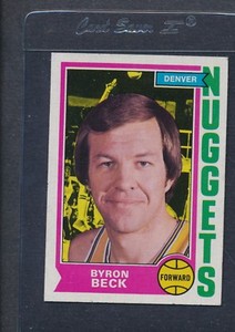 1974/75 Topps #264 Byron Beck Nuggets EX *207