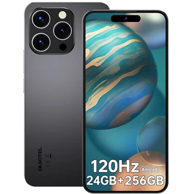 2025 OUKITEL P1 Handy Ohne Vertrag 24GB+256GB Android Smartphone 6.7 Zoll NFC