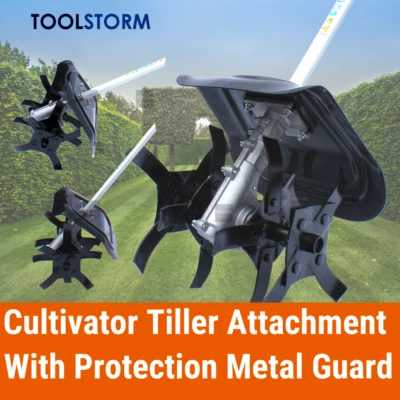 TILLER CULTIVATOR Attachment Fits OZITO PMT-004 PETROL 51.7CC 4-IN-1 MULTI TOOL - image 1 of 4