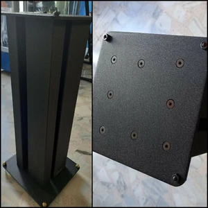 JPW HS1 COPPIA SUPPORTI CASSE HI FI AUDIO  STAND SIMIL TARGET-G.B.MADE- - Foto 1 di 1