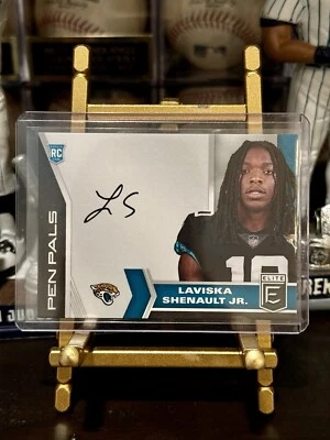2020 Panini Donruss Elite Pen Pals Laviska Shenault Jr Rookie Auto RC - Image 1 of 2