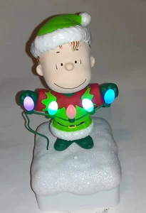 Hallmark Linus Peanuts Gang Christmas Light Show 2015 Wireless - Picture 1 of 5