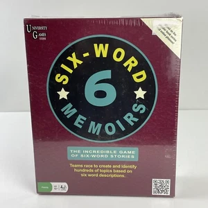 NEW University Games Six-Word Memoirs - The Incredible Game of Six-Word Stories - Picture 1 of 4