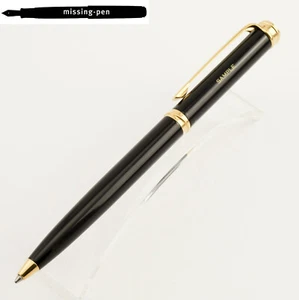 Penna a sfera Waterman Harmonie in lacca nera G.C. con stampa "CAMPIONE" - Foto 1 di 6