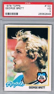 1978 Topps #100 George Brett PSA 3 - Picture 1 of 2