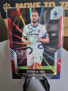 Panini Score Serie A 2021-22 Stefan De Vrij red laser Inter Milan no.7
