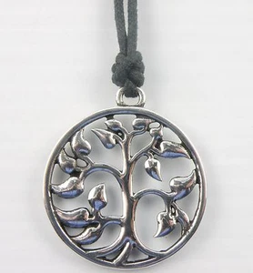 Tree of Life Sacred Tree Sacred Oak Pendant Necklace / Choker Unisex 16" to 24" - Picture 1 of 6