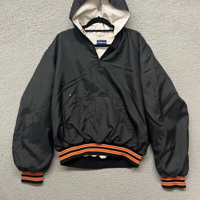 Chaqueta de Colección Halloway Para Hombres XXL Negra Con Capucha Rompevientos Pullover Ligera Foto 1 de 4