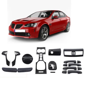Gloss Black Exterior Inner Central Cover Trim Kit for Holden Commodore VE 06-13 - Picture 1 of 34