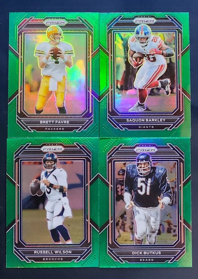 2022 Prizm Football GREEN PRIZMS 1-250 You Pick the Card - Image 1 of 1