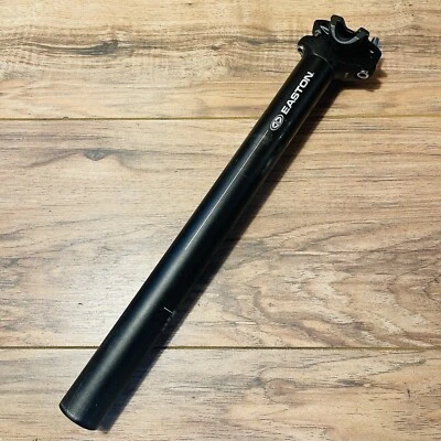 Tija de sillín Easton aluminio 31,6 mm 350 mm 2 pernos negro mate Foto 1 de 4