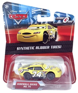 2010 Disney Pixar Cars Seitenwand Glanz #74 Druckguss Fahrzeug Gummireifen neu versiegelt - Bild 1 von 8