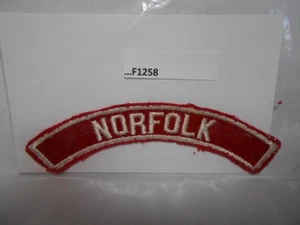 NORFOLK RED & WHITE CITY STRIP F1258 - Picture 1 of 1